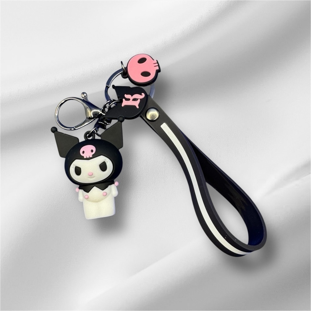 Kuromi Keychain - Black
